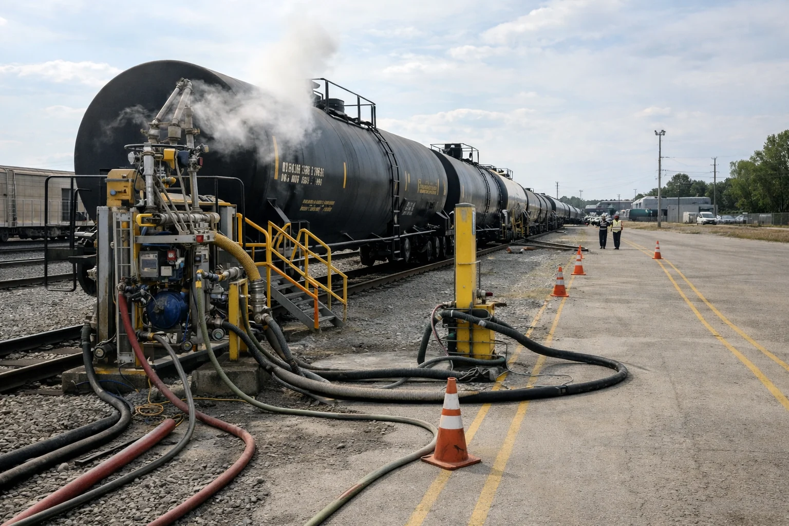 Limpieza de vagones ferroviarios
