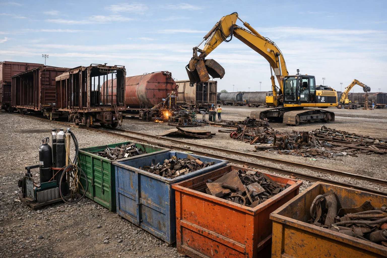 Procesamiento de chatarra