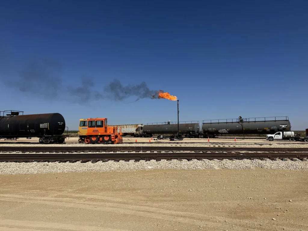 Limpieza de vagones ferroviarios operations visual