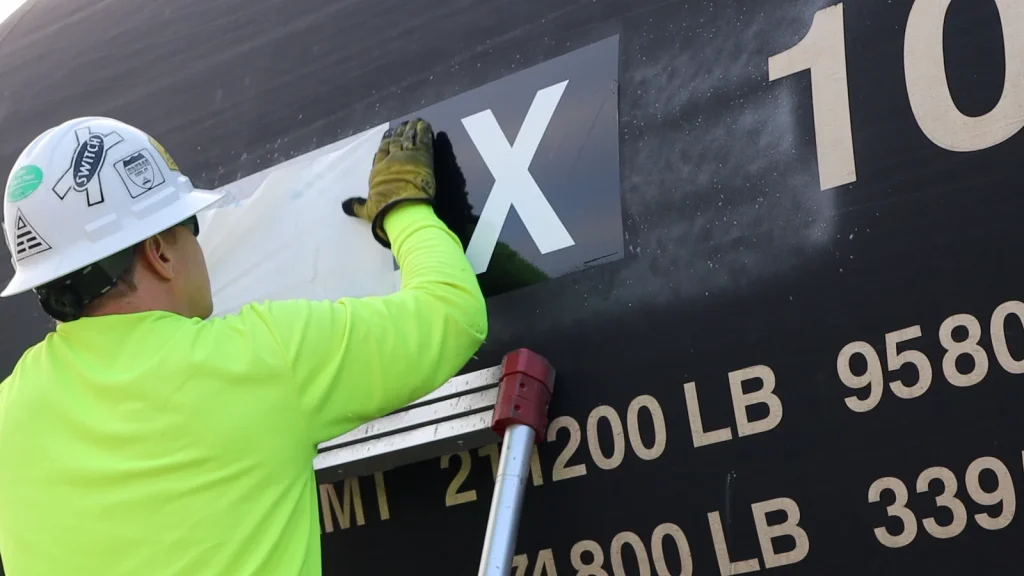 Remarking & Stenciling service visual